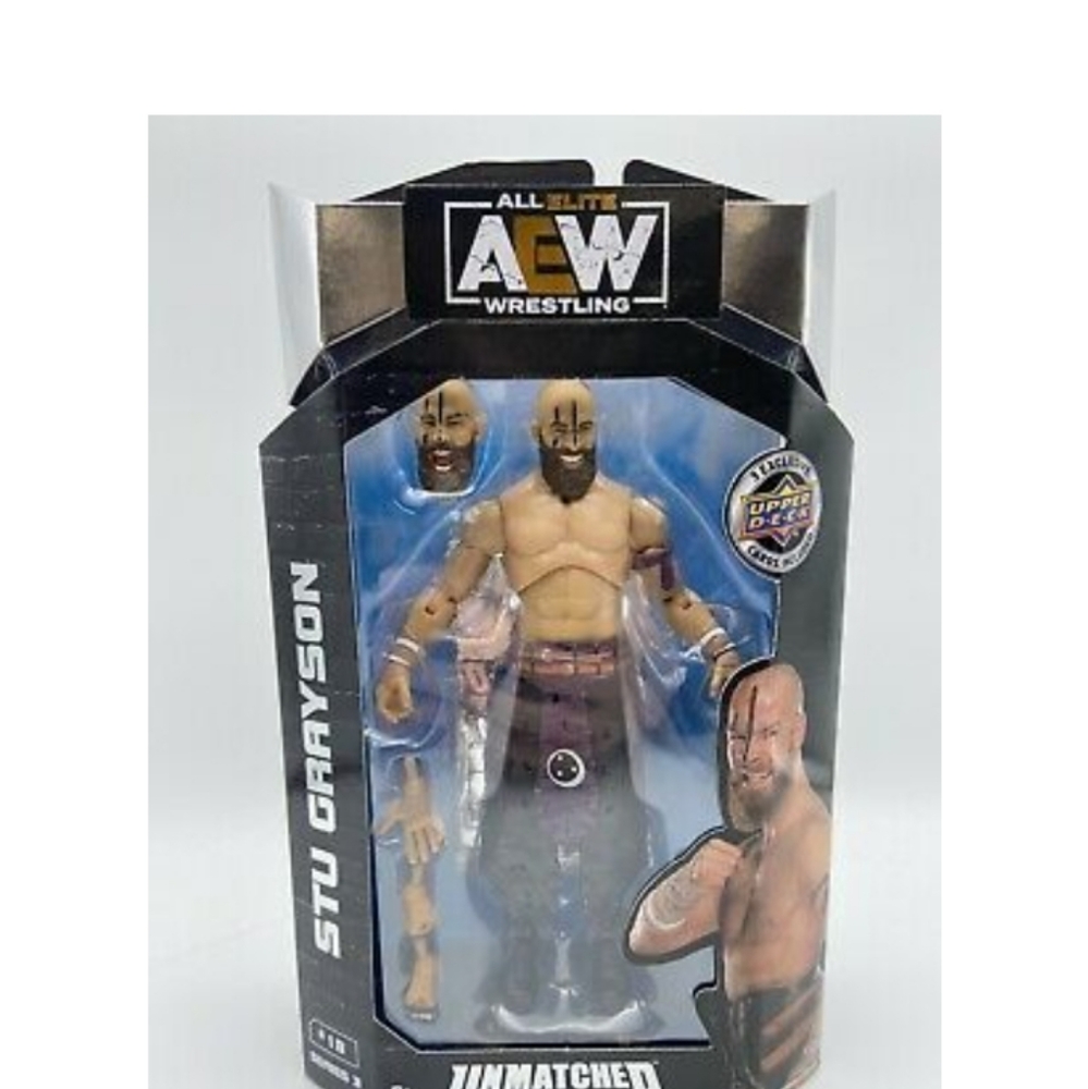 2021 AEW UNMATCHED COLLECTION STU GRAYSON FIGURE NEW